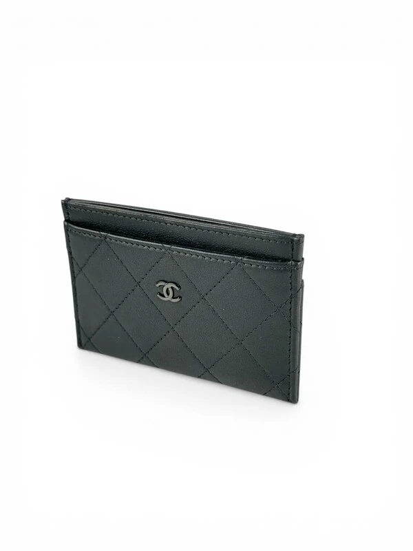 Porta Cartão Chanel Preto Preto