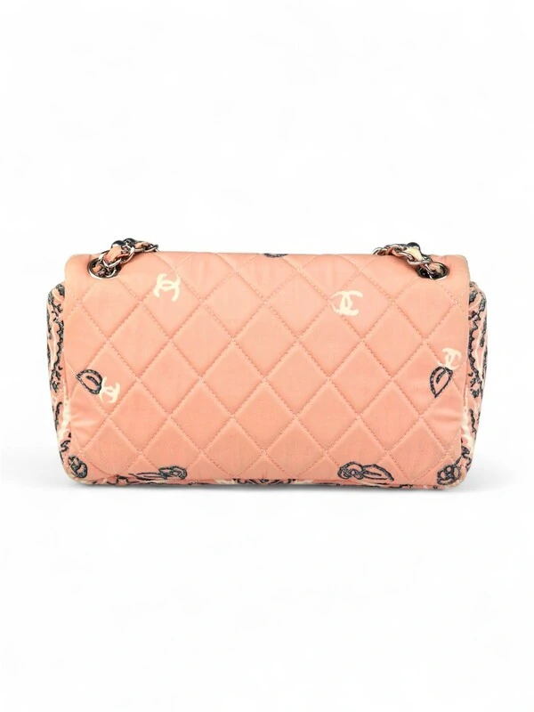 Chanel Bandana Paisley Single Flap – Rosa