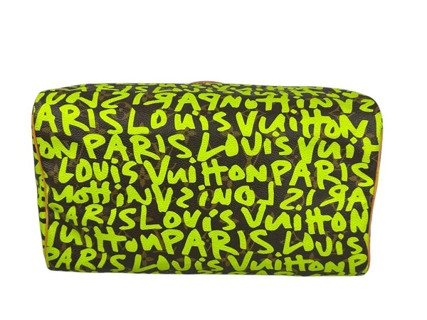 Bolsa Luis Vuitton Speedy 30 Monogram Grafiti Verde
