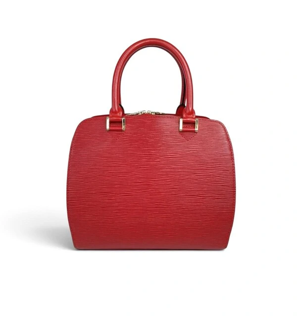 Bolsa Louis Vuitton Sablons em Couro Epi Vermelha