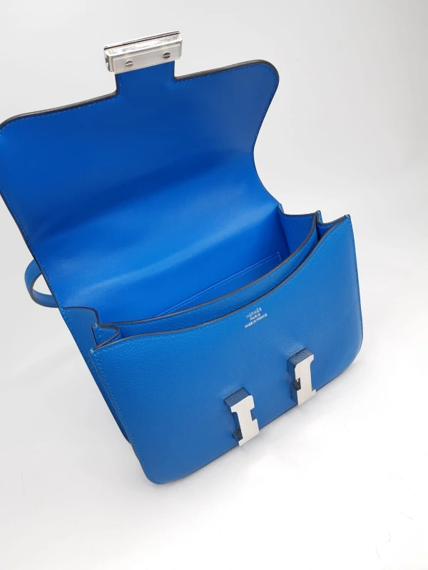 Bolsa Hermès Constance 18 Swift Blue Hydra