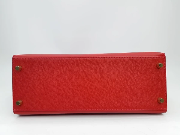 Bolsa Hermès Kelly 28 Epsom Rouge Casaque