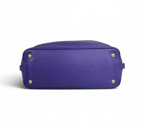 Bolsa Prada Vitello Daino Roxa