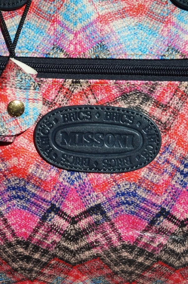 Bolsa Missoni X Bric's Zigzag Colorida