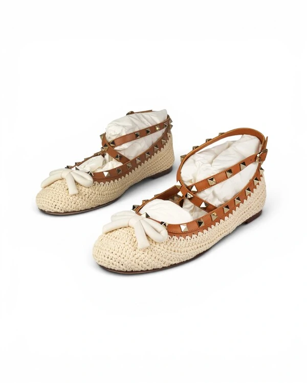 Sapatilha Valentino Ballerina Natural