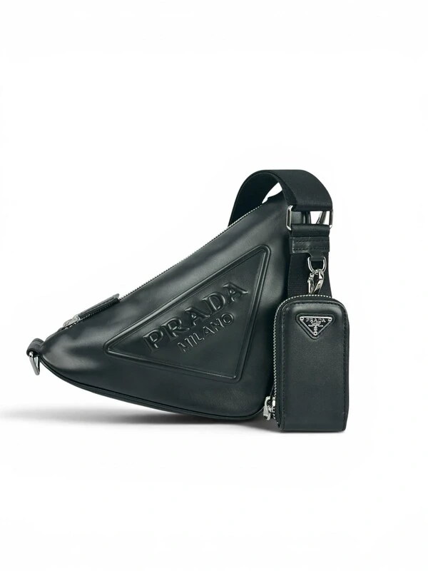 Bolsa Prada Grace Lux Triangle Preta