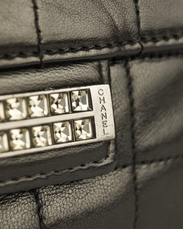 Bolsa Chanel Chocolate Bar Shoulder Marrom