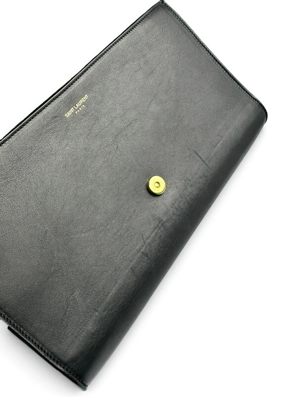 Clutch Yves Saint Laurent Y Ligne Preta