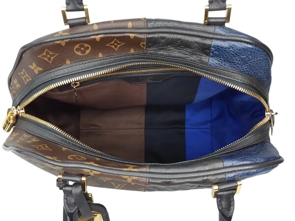 Bolsa Louis Vuitton Marine Blocks Edição Limitada Marrom, Azul e Preto