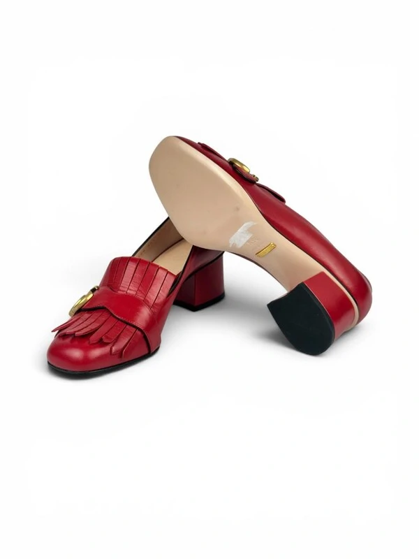 Sapato Gucci gg Vermelho