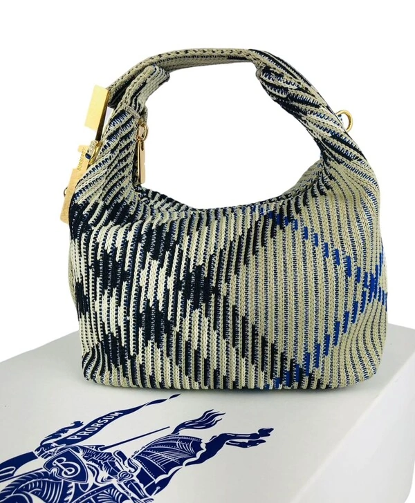 Bolsa Burberry Mini Peg Xadrez