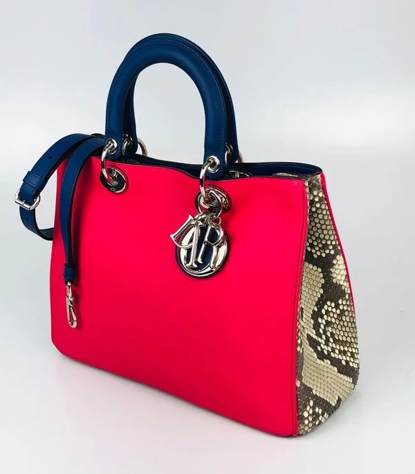 Bolsa Dior Diorissimo Pink Snake