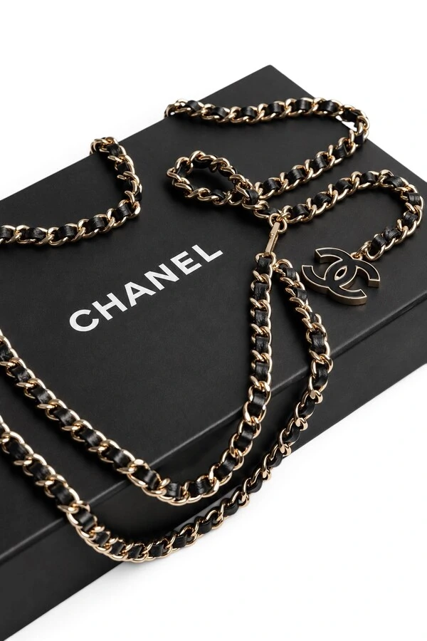 Cinto Chanel Vintage 2005 Chain-Link Belt Small