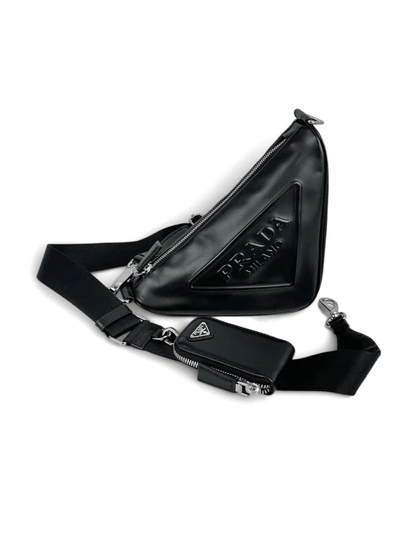 Bolsa Prada Grace Lux Triangle Preta