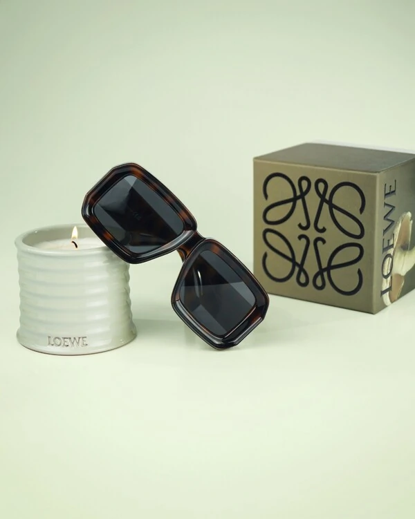 Óculos de Sol Loewe Dive In Mask Marrom