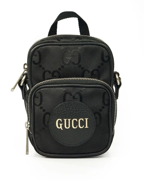 Bolsa Gucci Off The Grid Double Zip Mini Preta