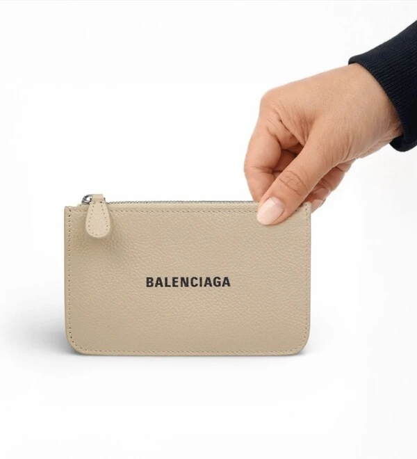 Porta Cartão Balenciaga Bege