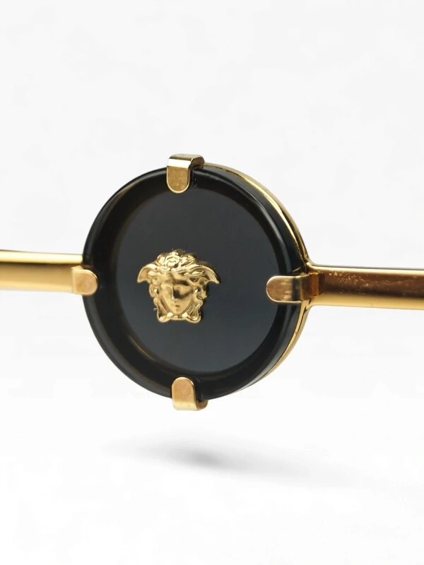 Óculos De Sol Versace Medusa Aviator Preto