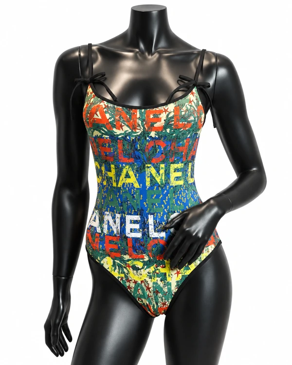 Body Chanel Stretch Multicolorido Coco Beach SS26