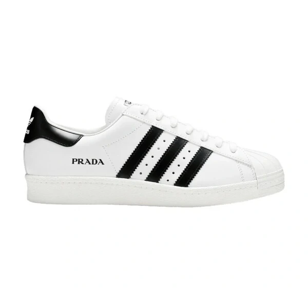 Tênis Prada X Adidas Couro White+Black