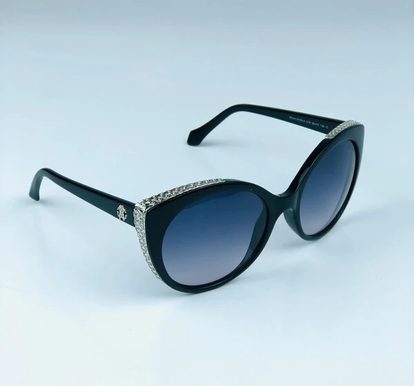 Óculos De Sol Roberto Cavalli Lentes Redonda Preto
