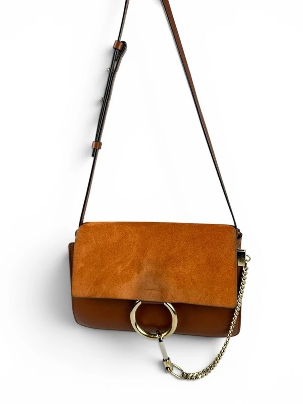 Bolsa Chloé Faye Small Caramelo
