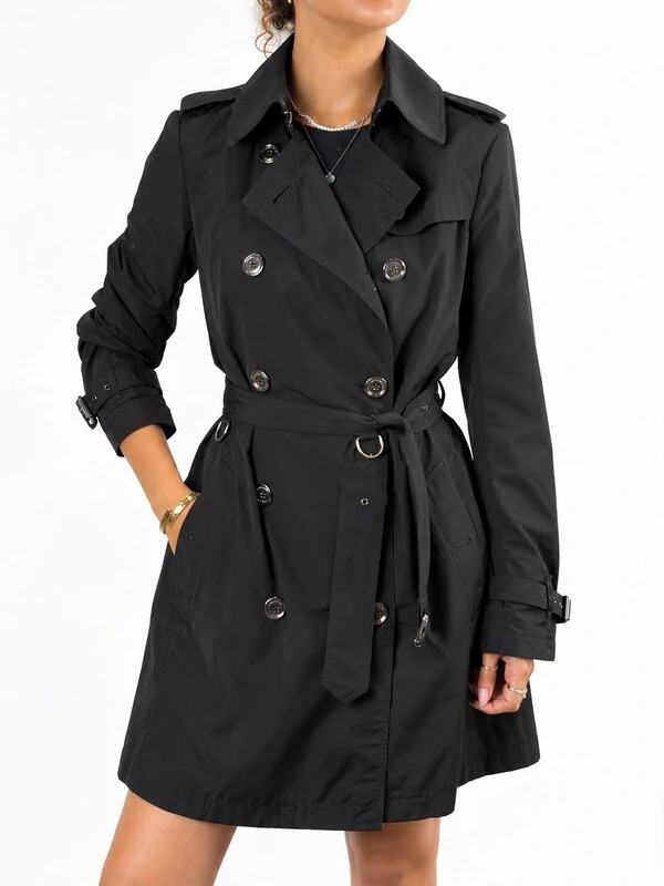 Trench Coat Burberry Preto