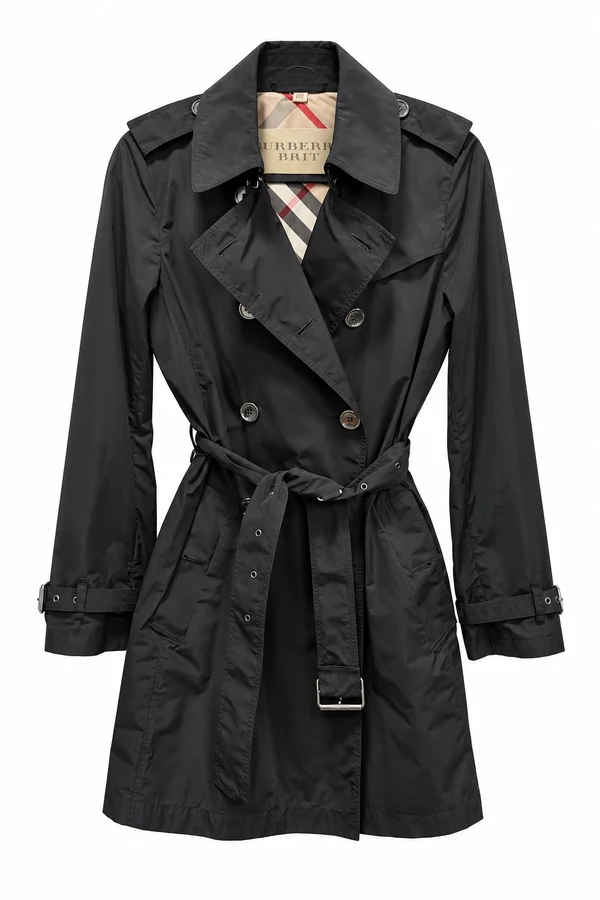 Trench Coat Burberry Preto