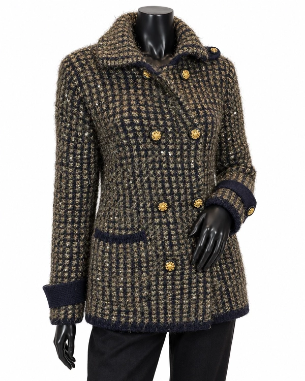 Casaco Chanel Métiers d’Art Pre-Fall 2009 em Tweed, Cashmere e Paetês