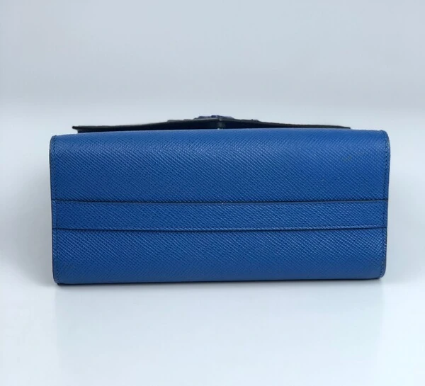 Bolsa Prada Lux Monochrome Envelope Azul Bic