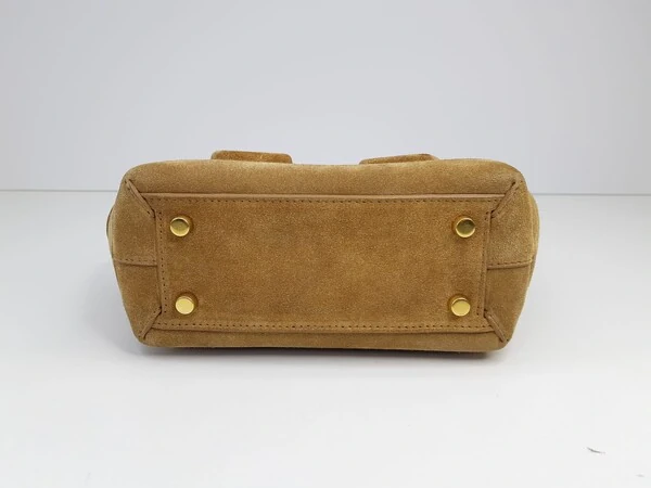 Bolsa Bottega Veneta Mini Arco Camurça Bege