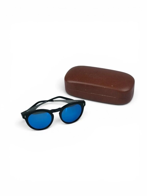 Óculos De Sol Illesteva Lentes Redondas Preto