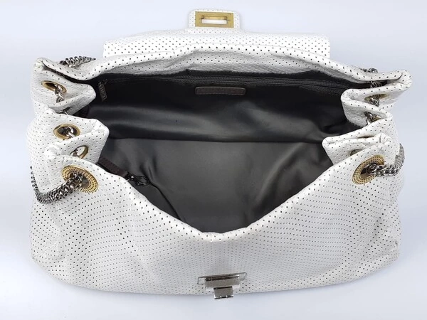 Bolsa Chanel Accordion Branca