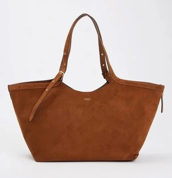 Bolsa Coach Gramercy Camurça Marrom