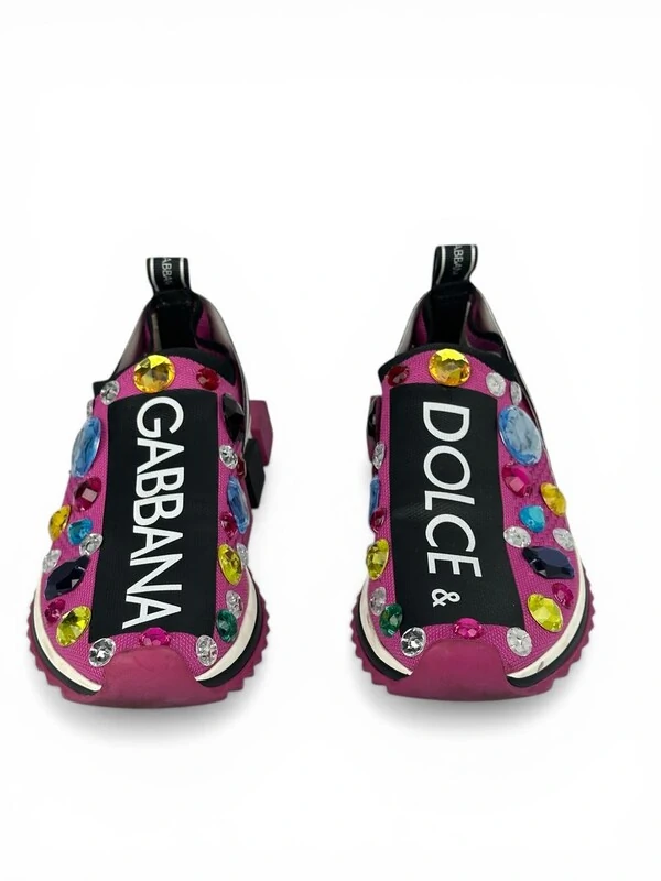 Dolce & Gabbana Multicolor Gemstone Sneakers