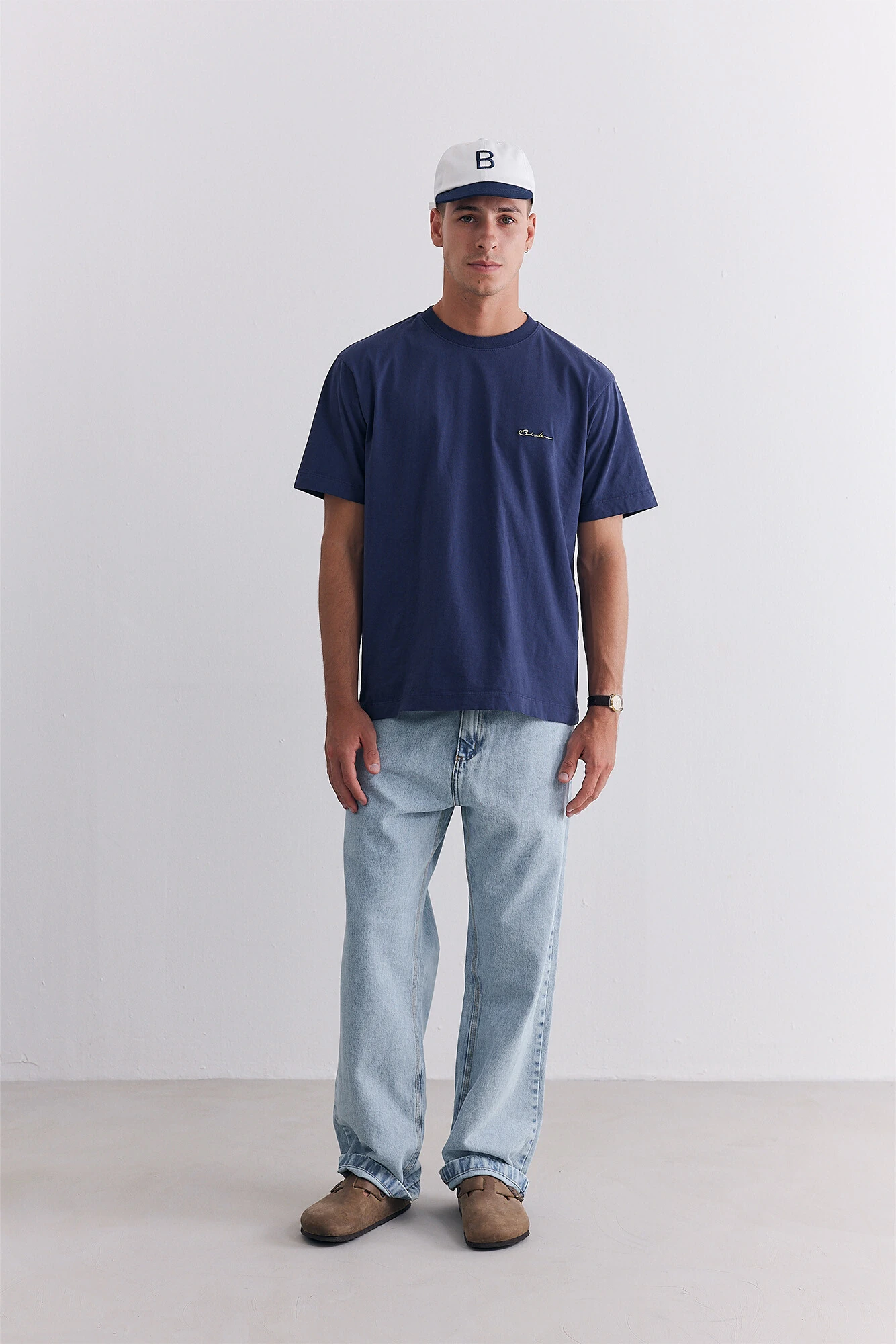 FotoCamiseta Broderie Blue