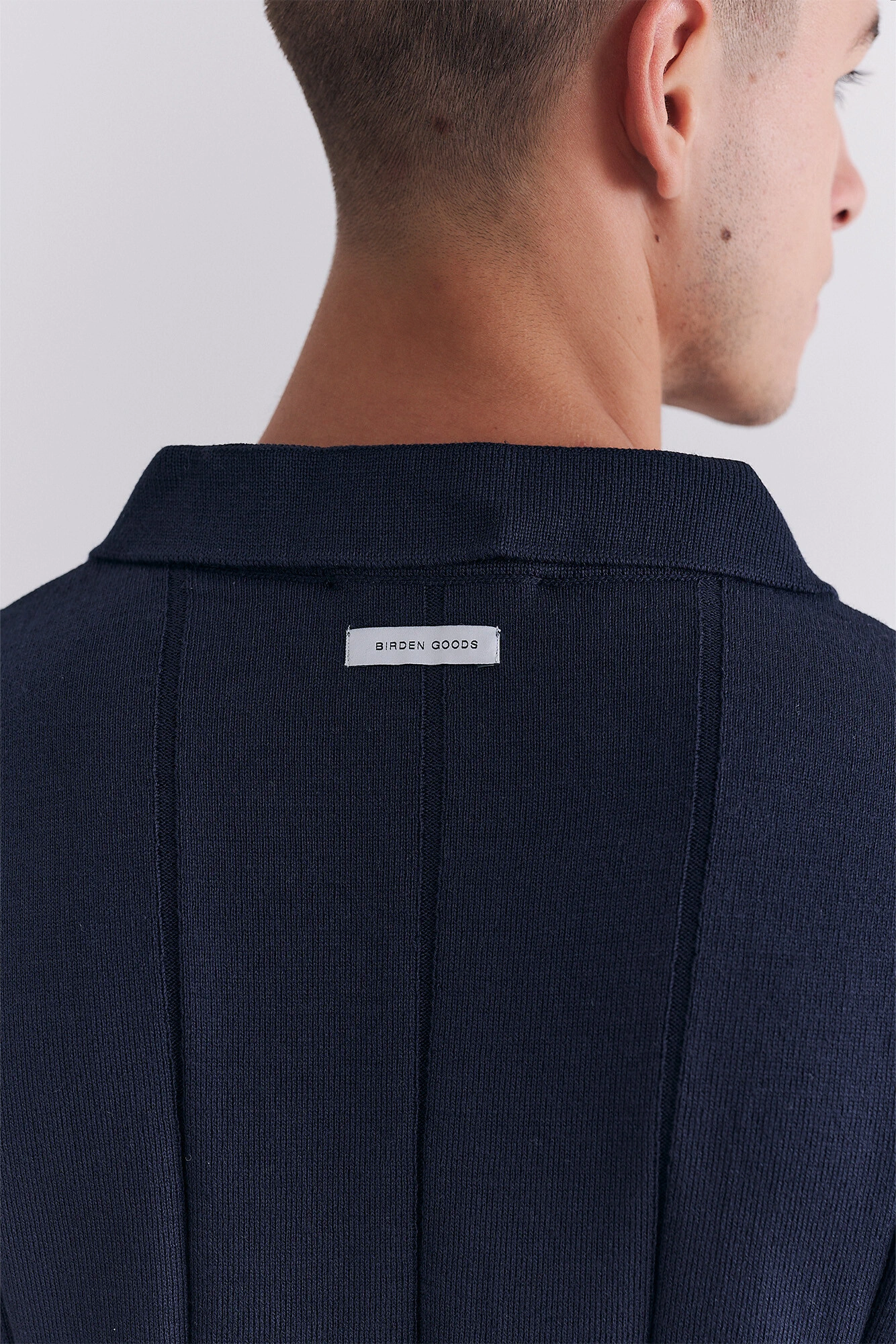 FotoPolo Tricot Fine Navy