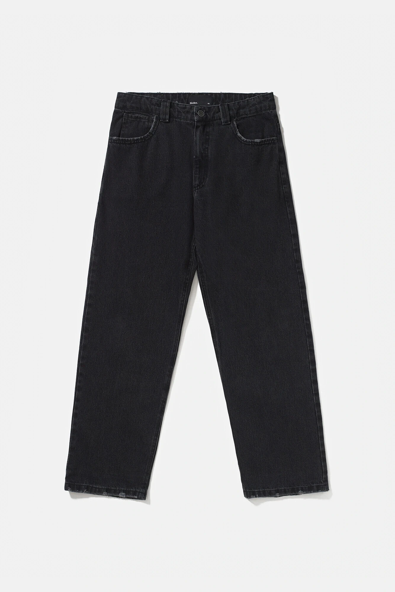 FotoCalça Jeans Wide Stonewashed Black