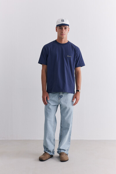 FotoCamiseta Broderie Blue