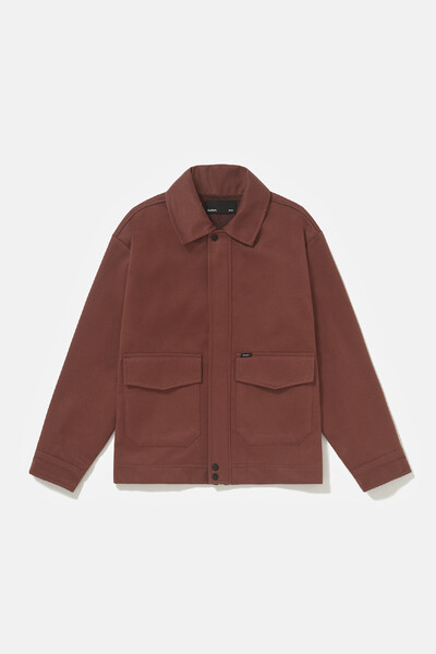 Foto Jaqueta Harbor Wool Cognac