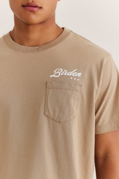 FotoCamiseta Scribble Beige