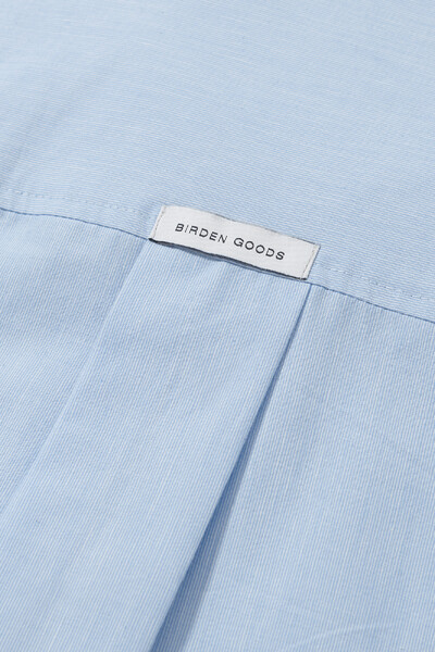 FotoCamisa Manga Longa Oxford Ciel