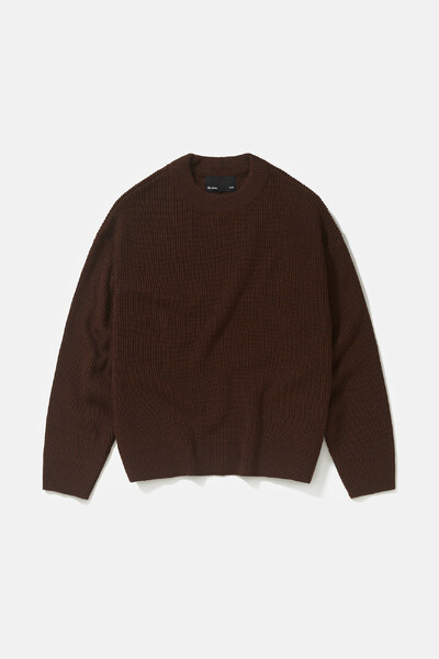 Foto Tricot Boxy Cacau