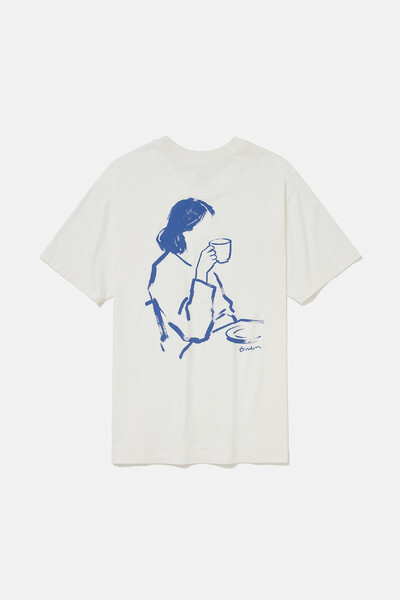 Foto Camiseta Calm Cup Off-White