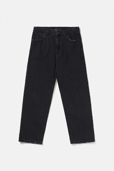 Foto Calça Jeans Wide Stonewashed Black