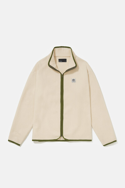 Foto Jaqueta Fleece Zip Ecru Bound