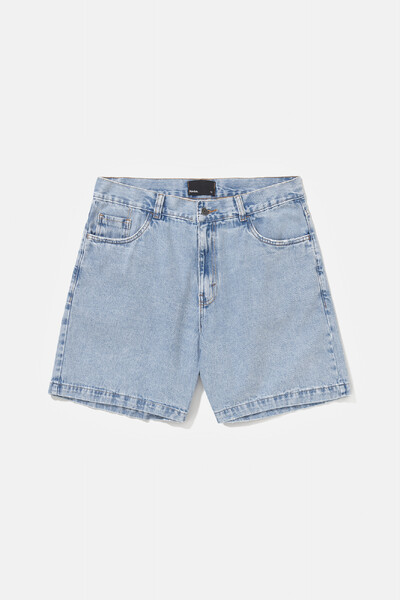 Foto Walkshort Jeans Wide Stonewashed Cloudy