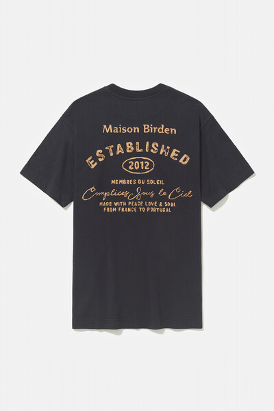 Foto Camiseta Maison Birden Deep Blue