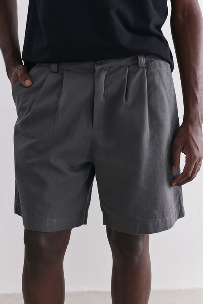 FotoWalkshort Alfaiataria Classy Cotton Grey