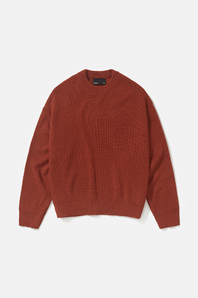 Foto Tricot Boxy Terracota
